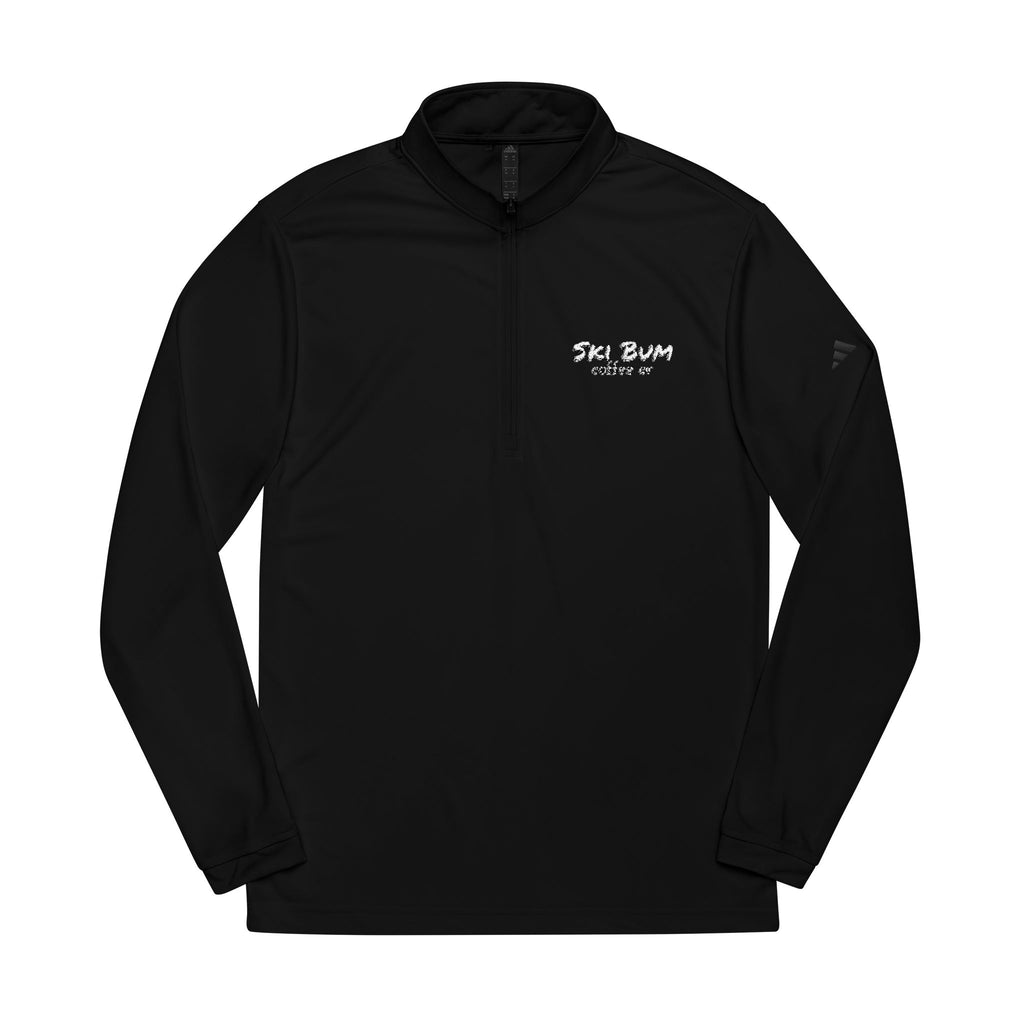 Embroidered Quarter-Zip Pullover