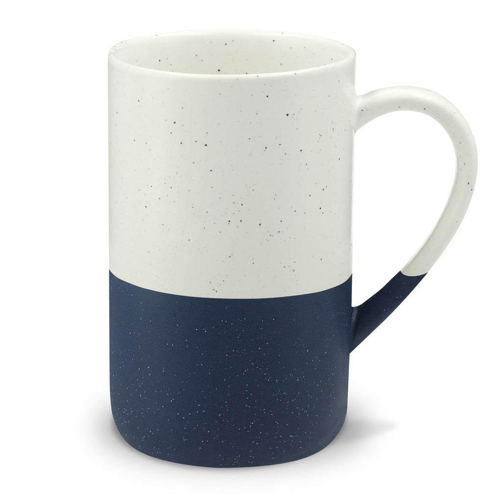 Engraved Logo Speckled Ceramic Mug, 13oz