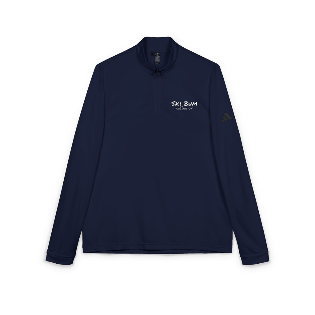 Embroidered Quarter-Zip Pullover