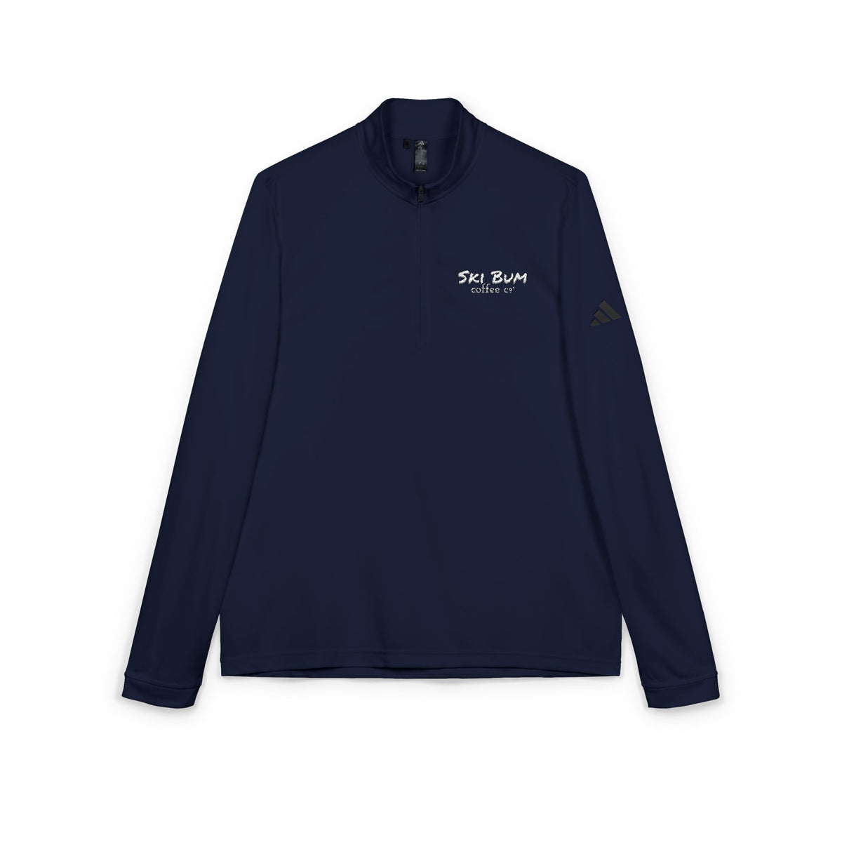 Embroidered Quarter-Zip Pullover