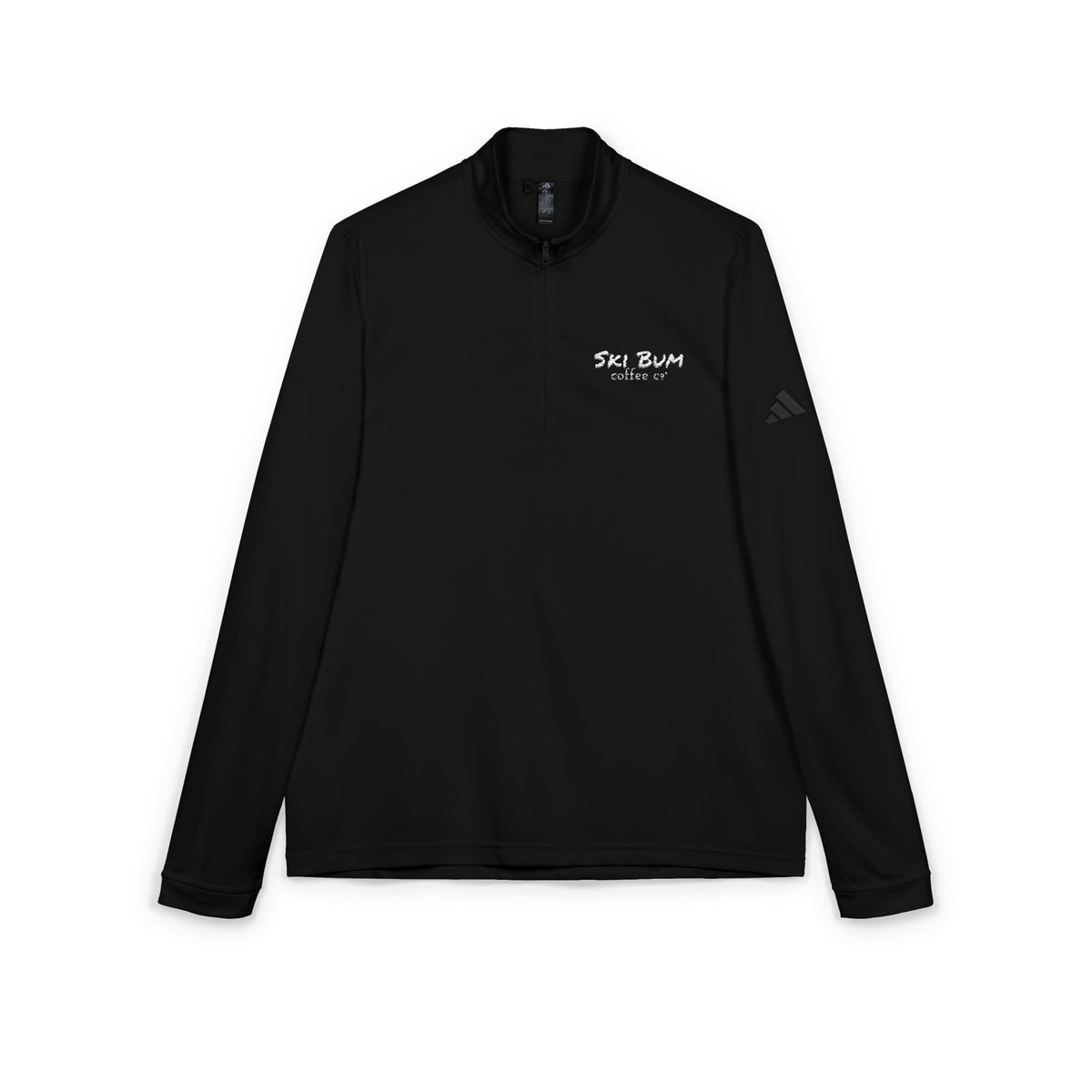 Embroidered Quarter-Zip Pullover