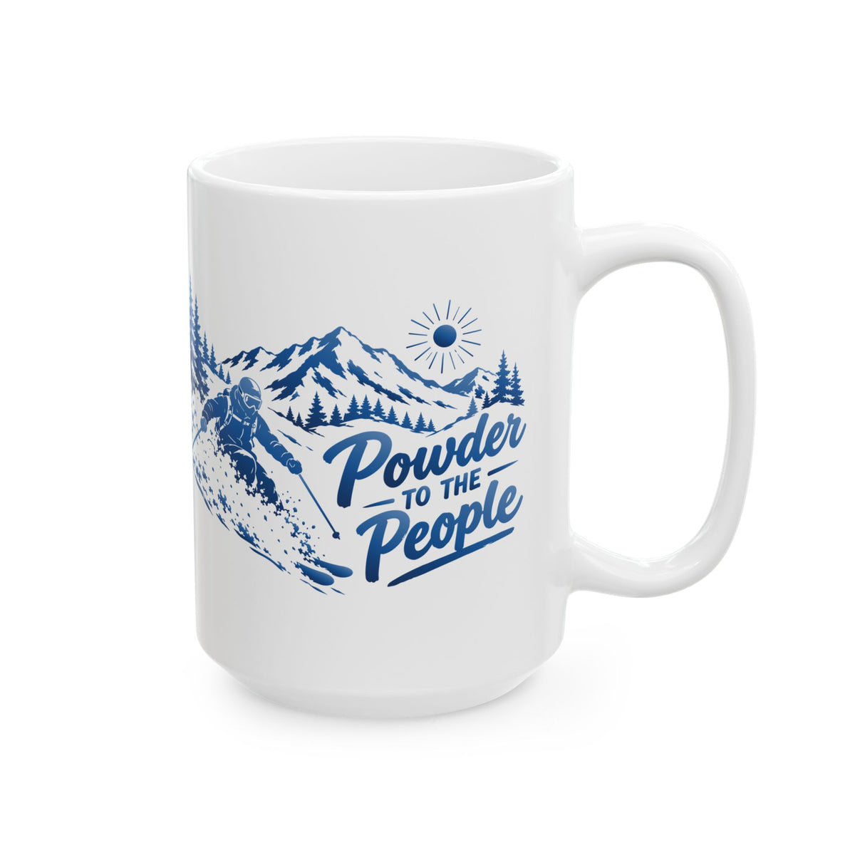 Powder to the People - 11oz, 15oz Ceramic Mug