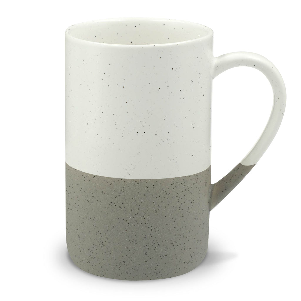 Engraved Logo Speckled Ceramic Mug, 13oz