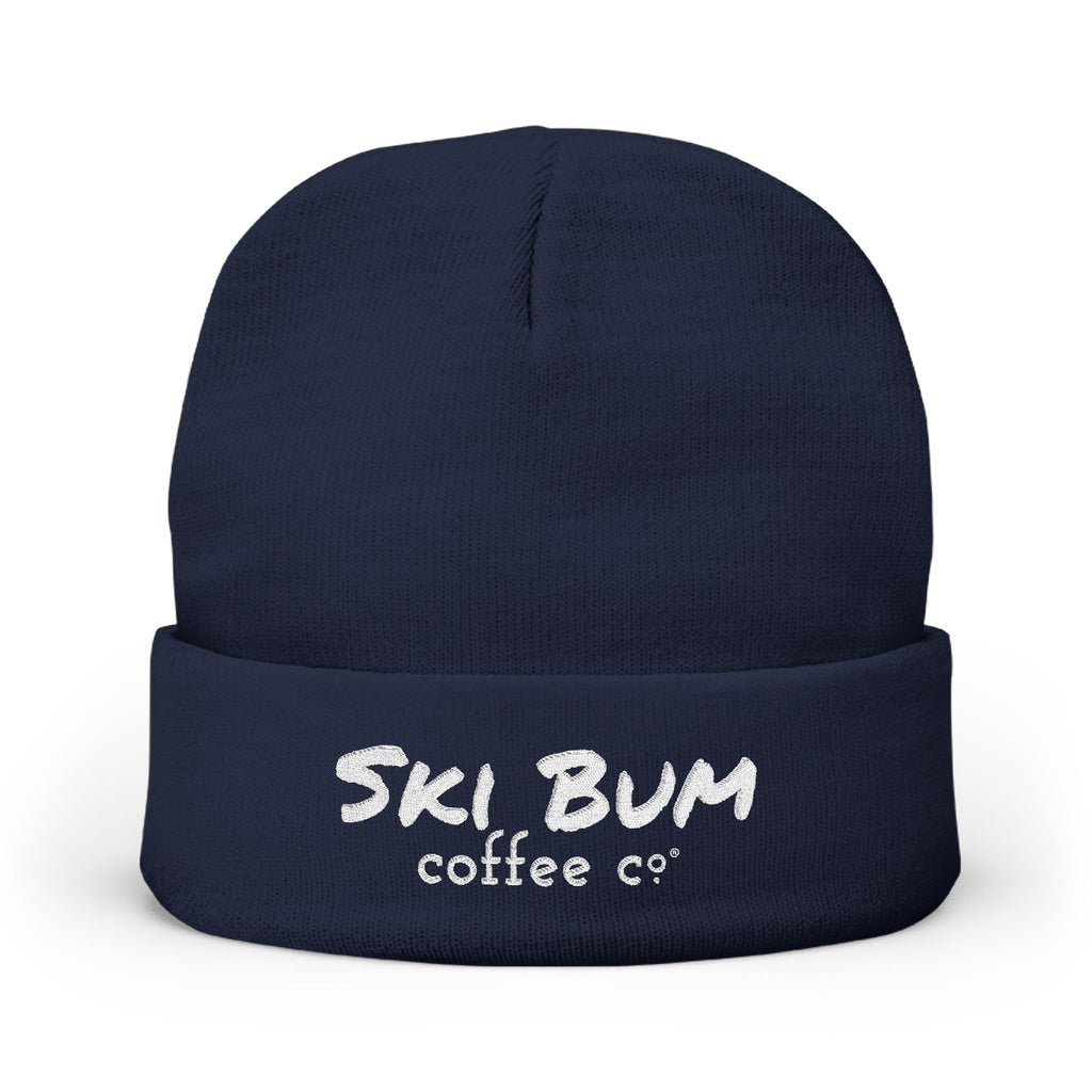 Ski Bum Embroidered Knit Beanie