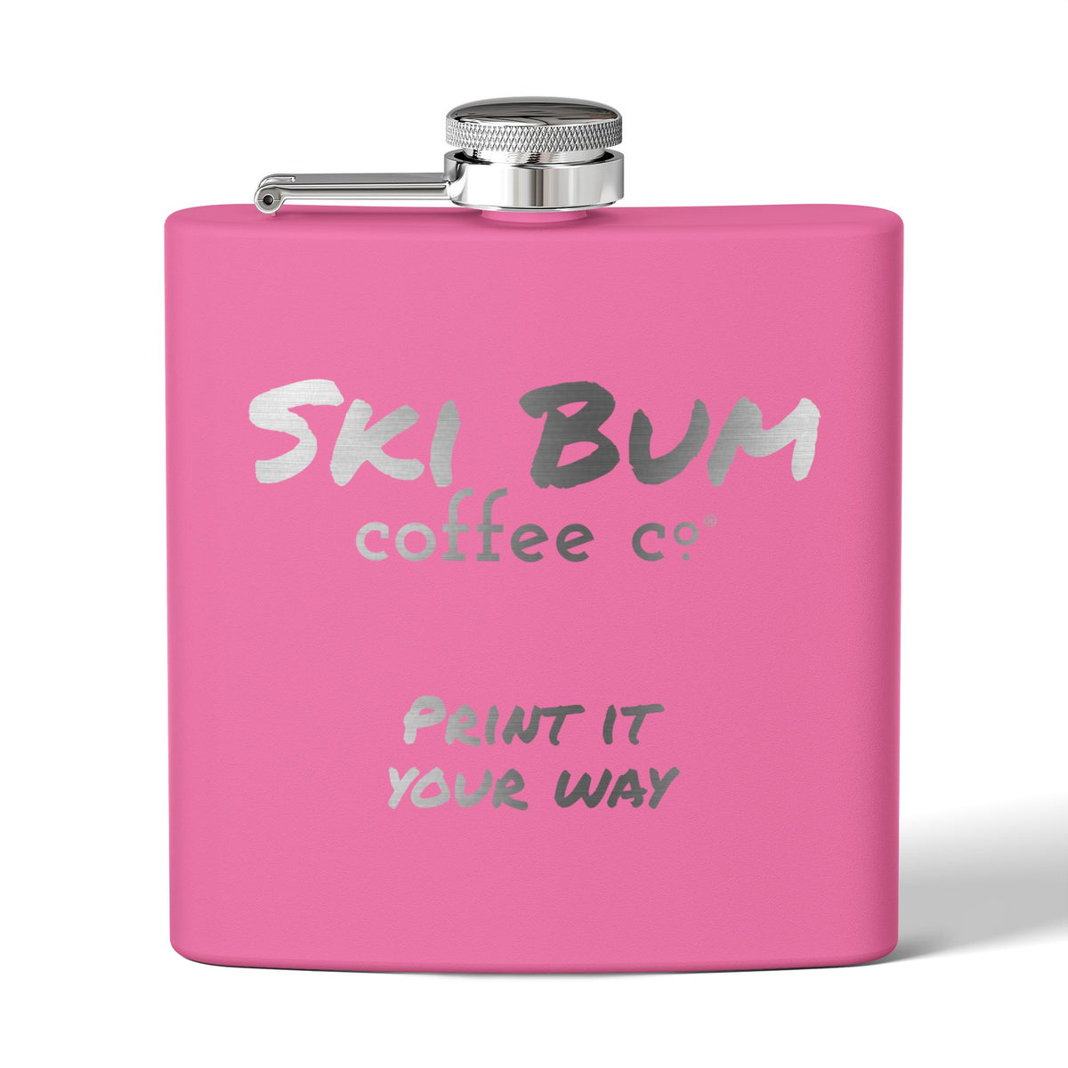 Stainless Steel Flask Engraved, 6oz - Personalizable