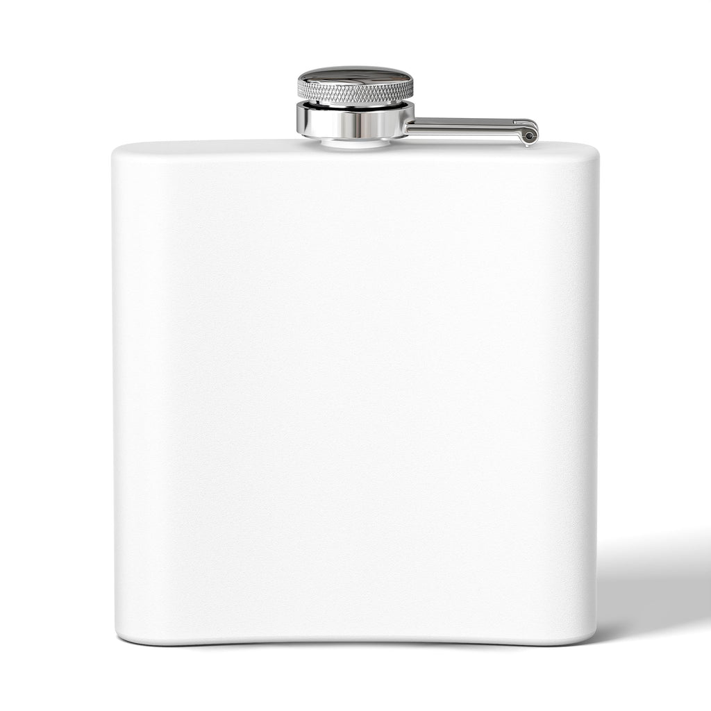 Stainless Steel Flask Engraved, 6oz - Personalizable