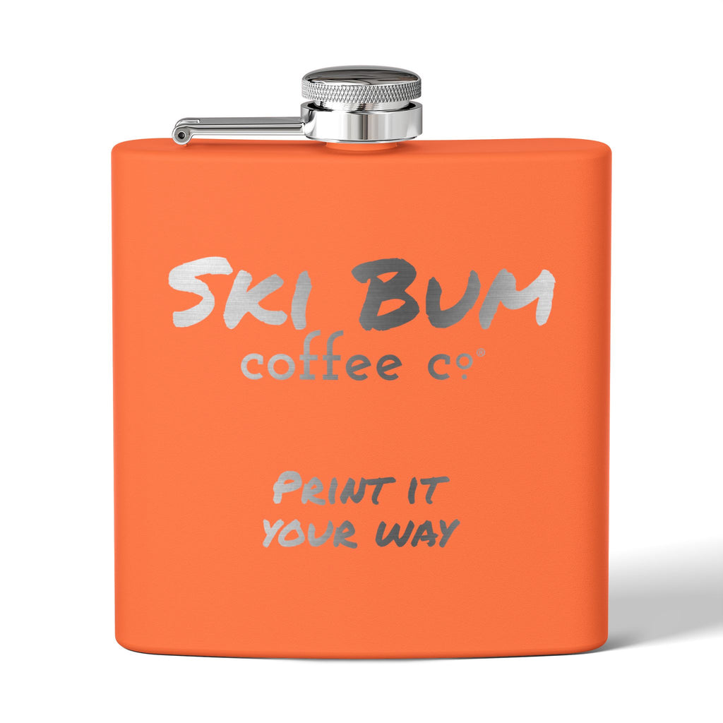 Stainless Steel Flask Engraved, 6oz - Personalizable