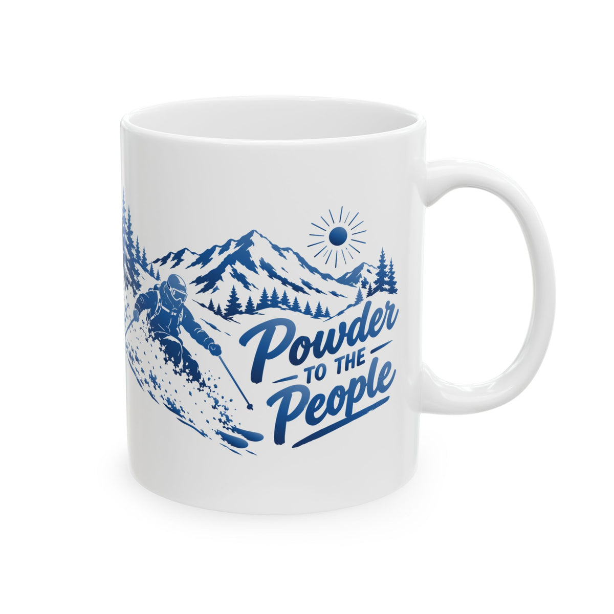Powder to the People - 11oz, 15oz Ceramic Mug