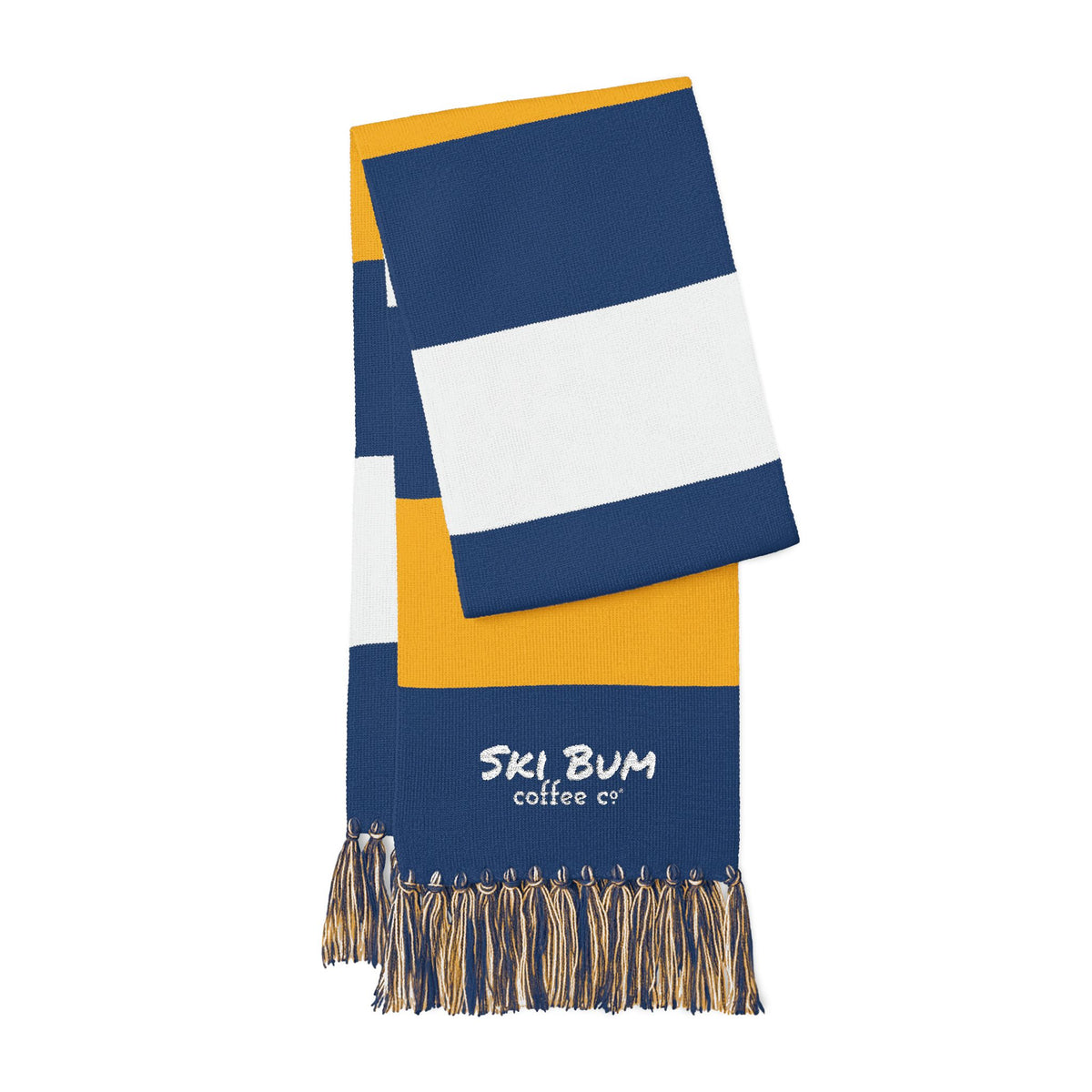 Embroidered Spectator Scarf – Winter Sports Fan Game Day Gift