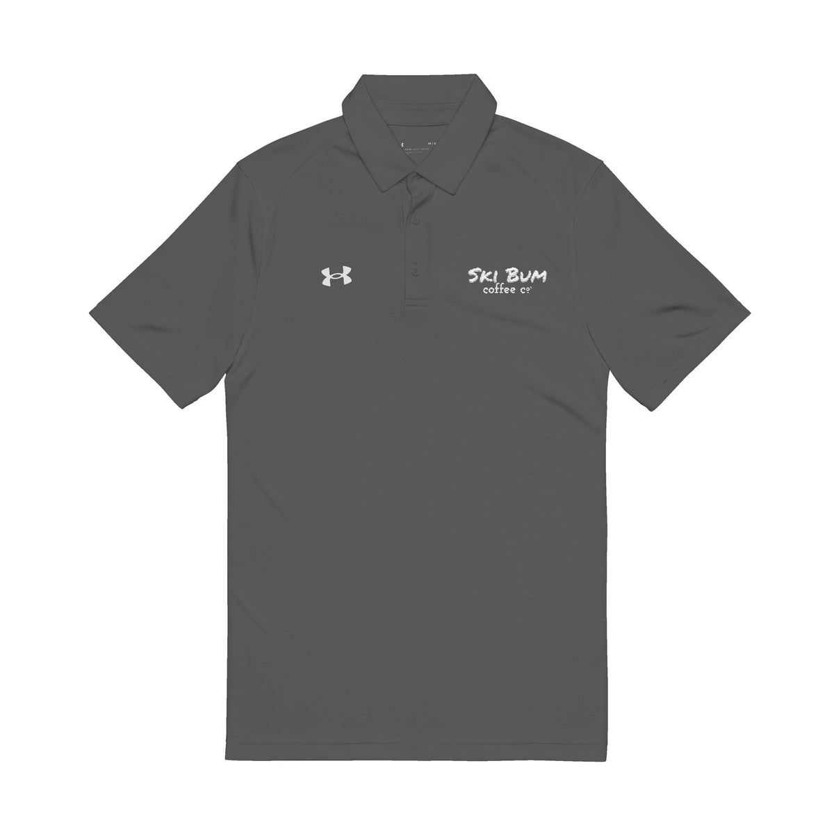 Ski Bum Embroidered Men's Athletic Polo Shirt