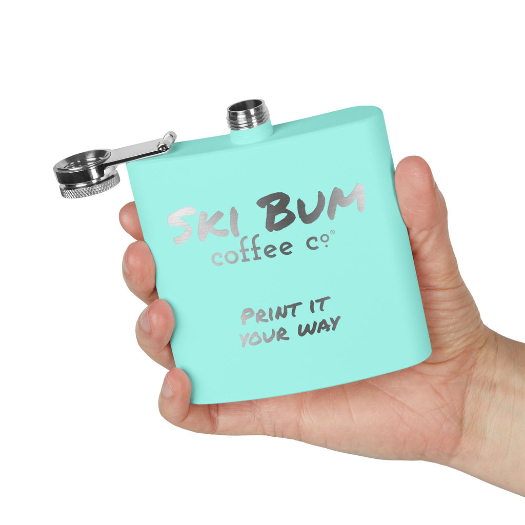 Stainless Steel Flask Engraved, 6oz - Personalizable