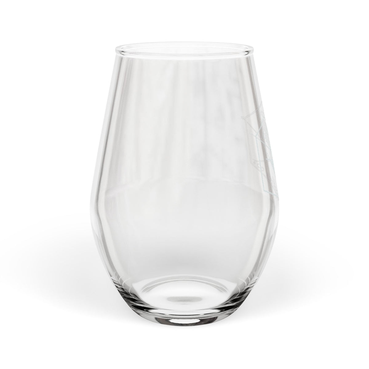 Engraved Stemless Wine Glass