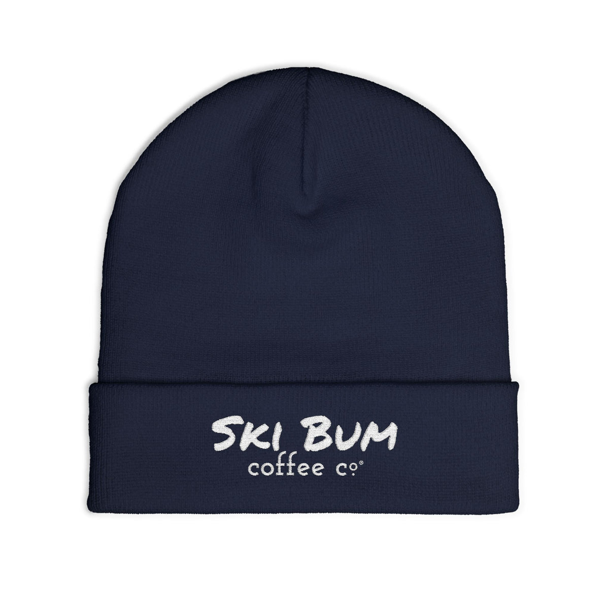 Ski Bum Embroidered Knit Beanie