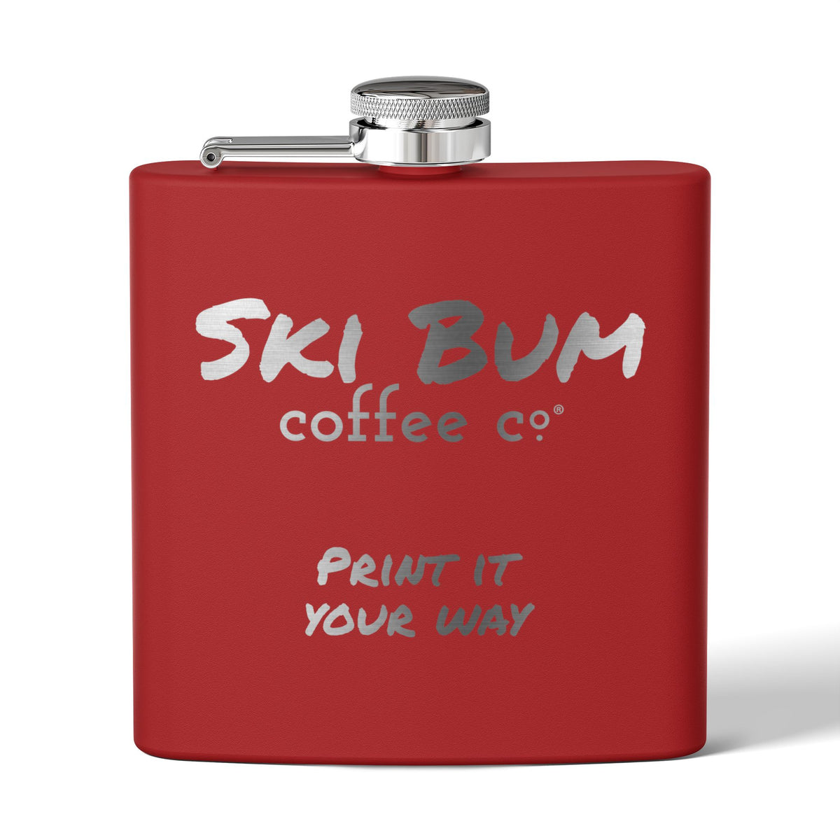 Stainless Steel Flask Engraved, 6oz - Personalizable