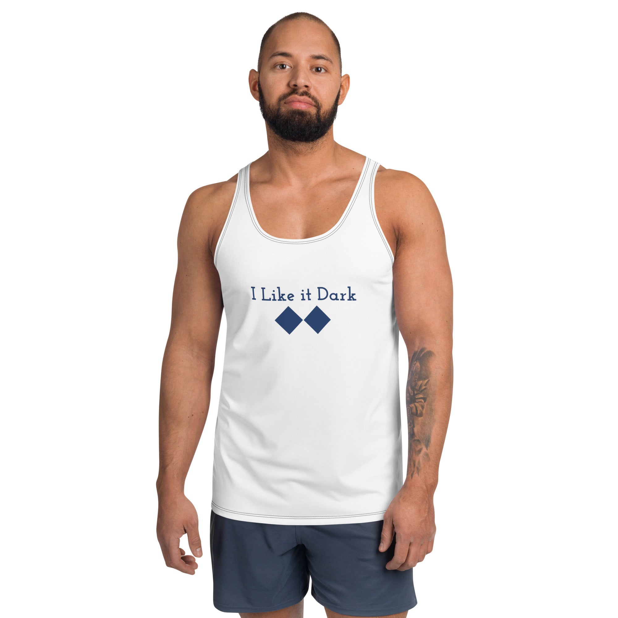 Unisex Tank Top ( I Like it Dark )