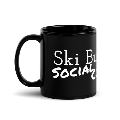 Black Glossy Mug (Ski Bum Social Club)