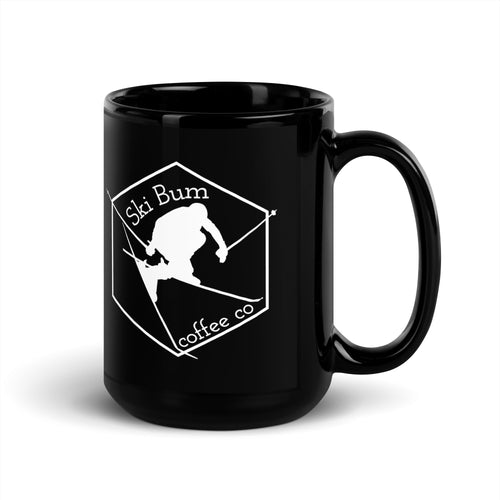 Black Glossy Mug ( Size Does Matter )