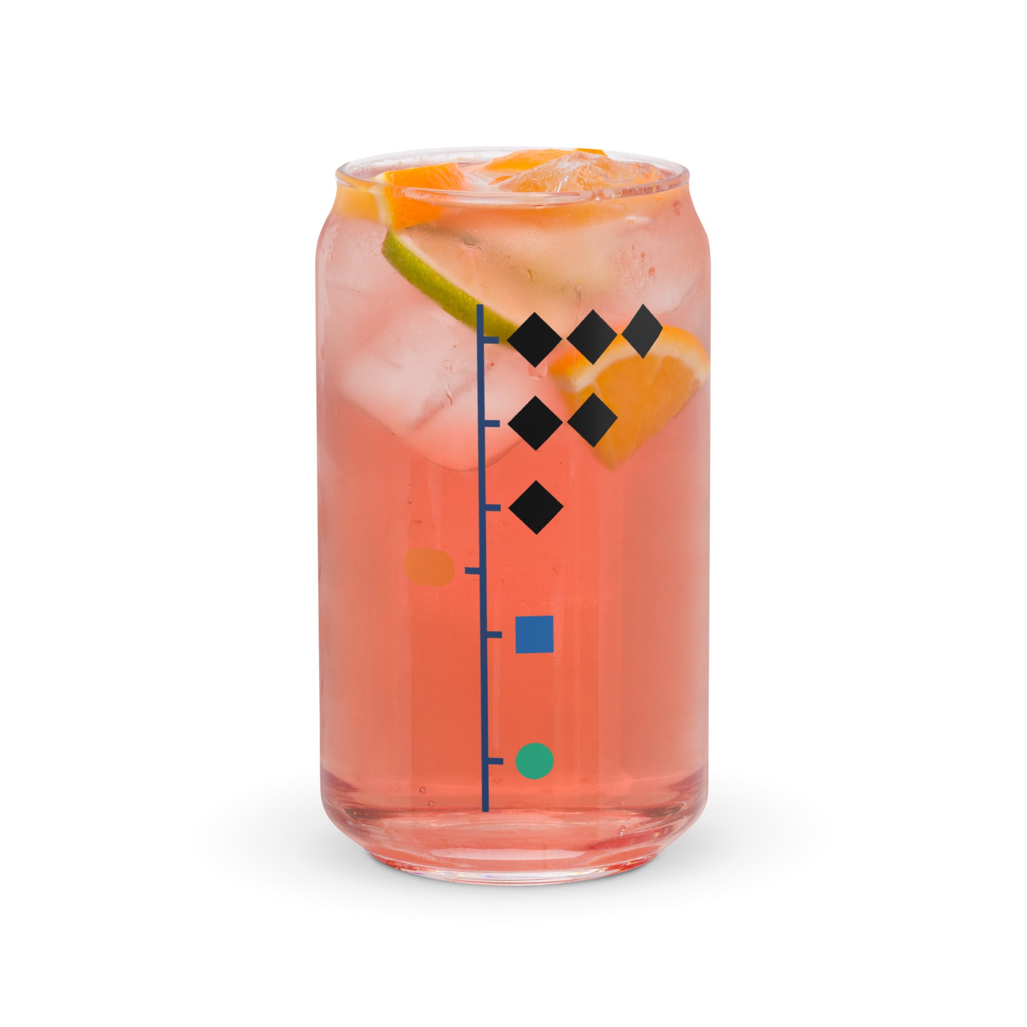 Can-shaped glass