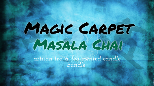 Magic Carpet Masala Chai bundle: tea & candle