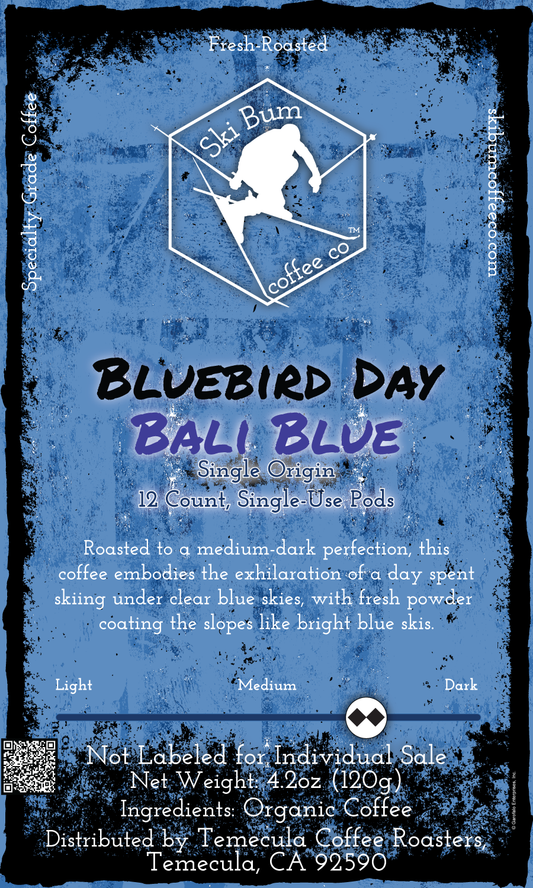 Bluebird Day Bali Blue [12 Single-Use Cups]