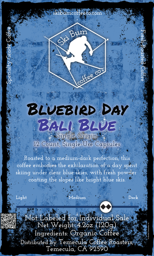 Bluebird Day Bali Blue [12 Single-Use Cups]