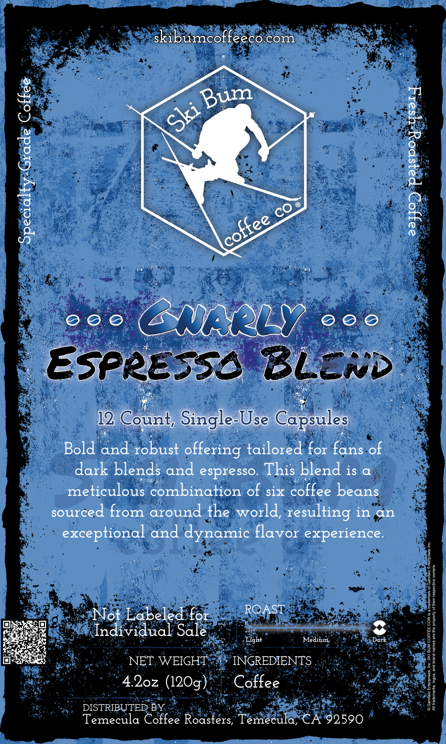 Gnarly Espresso Blend [12 Single-Use Cups]