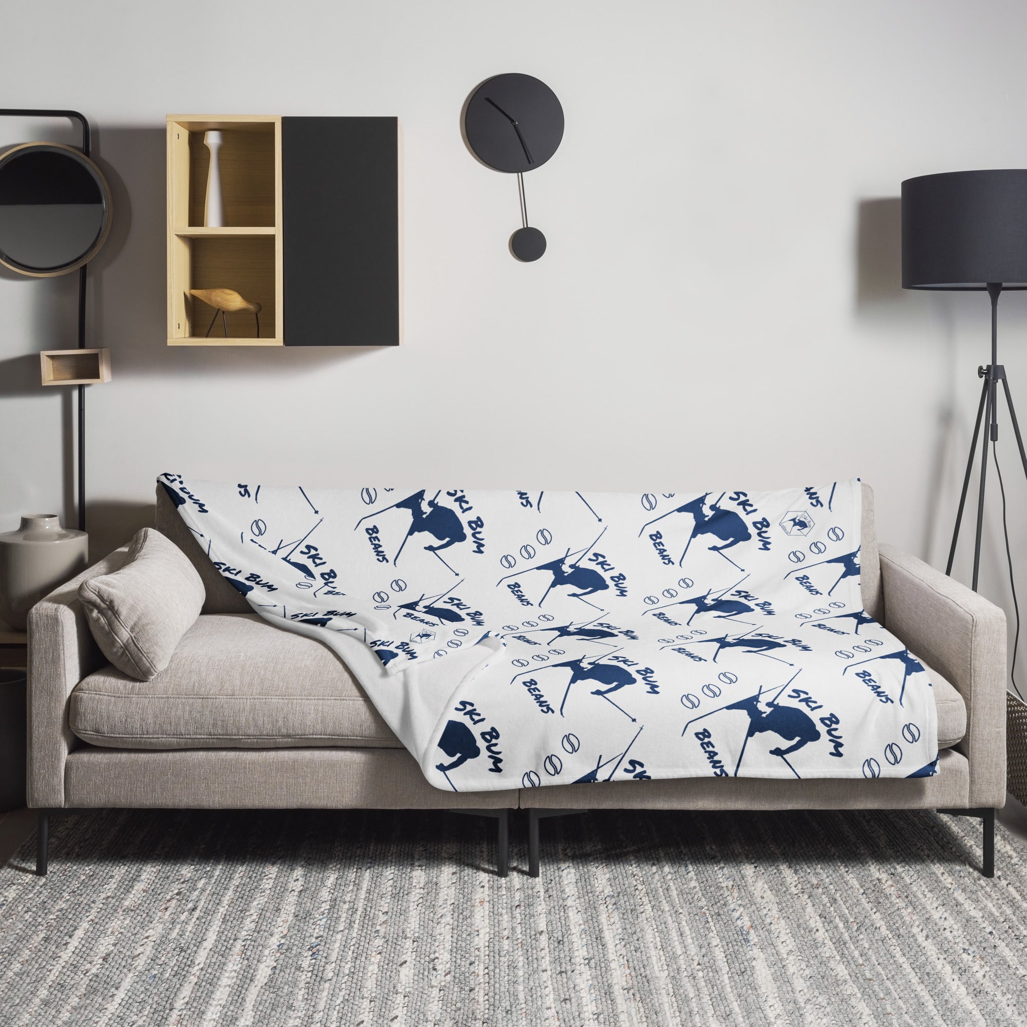 Throw Blanket ( Ski Bum Beans )