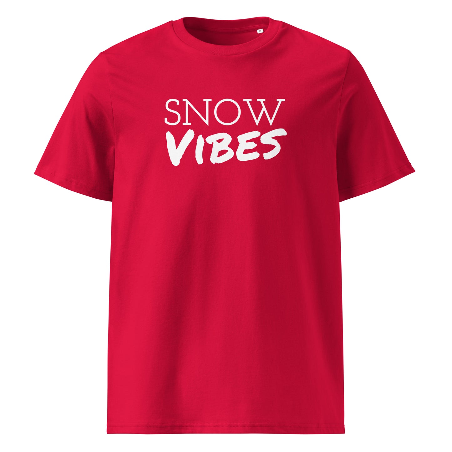 Unisex organic cotton t-shirt ( Snow Vibes )