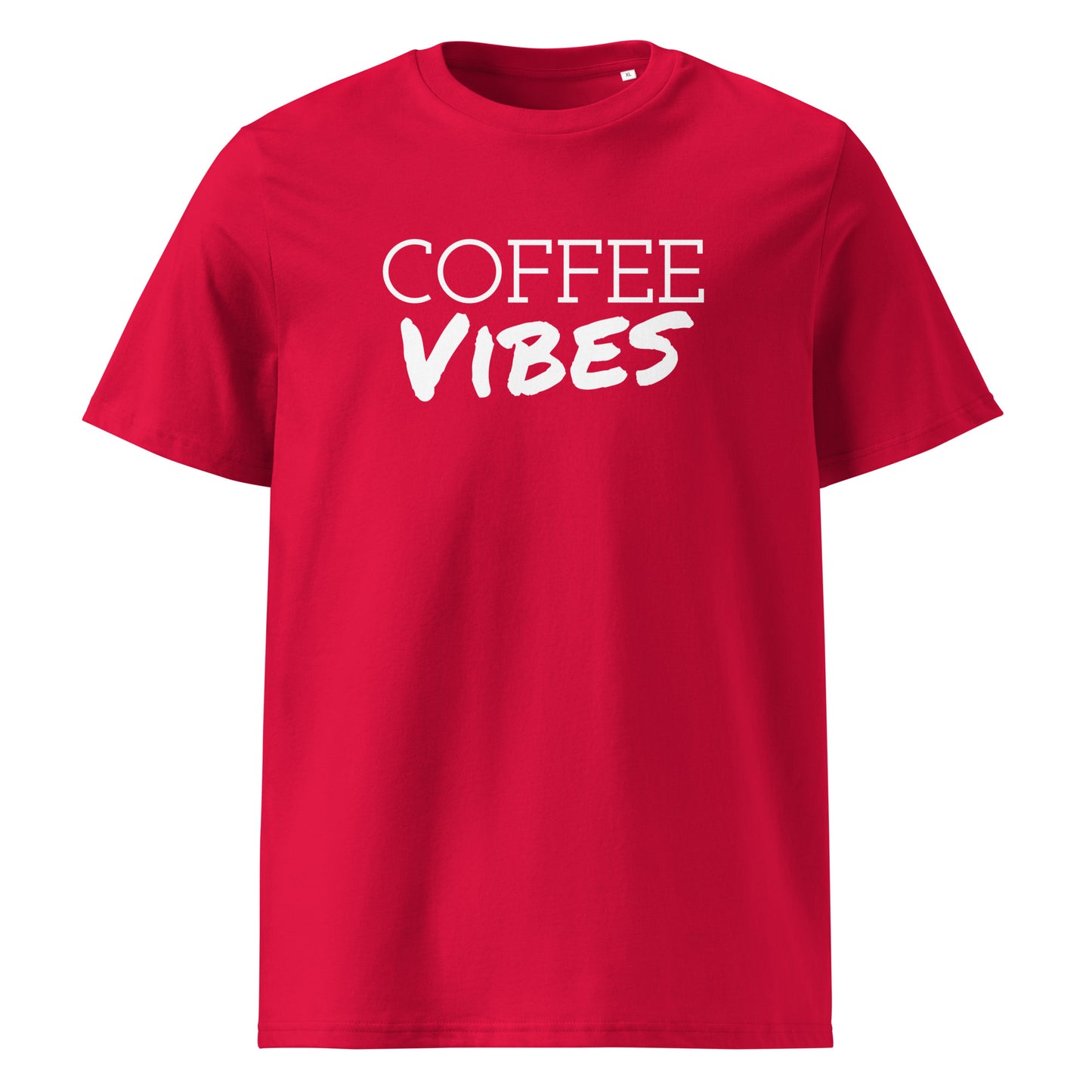 Unisex organic cotton t-shirt ( Coffee Vibes )