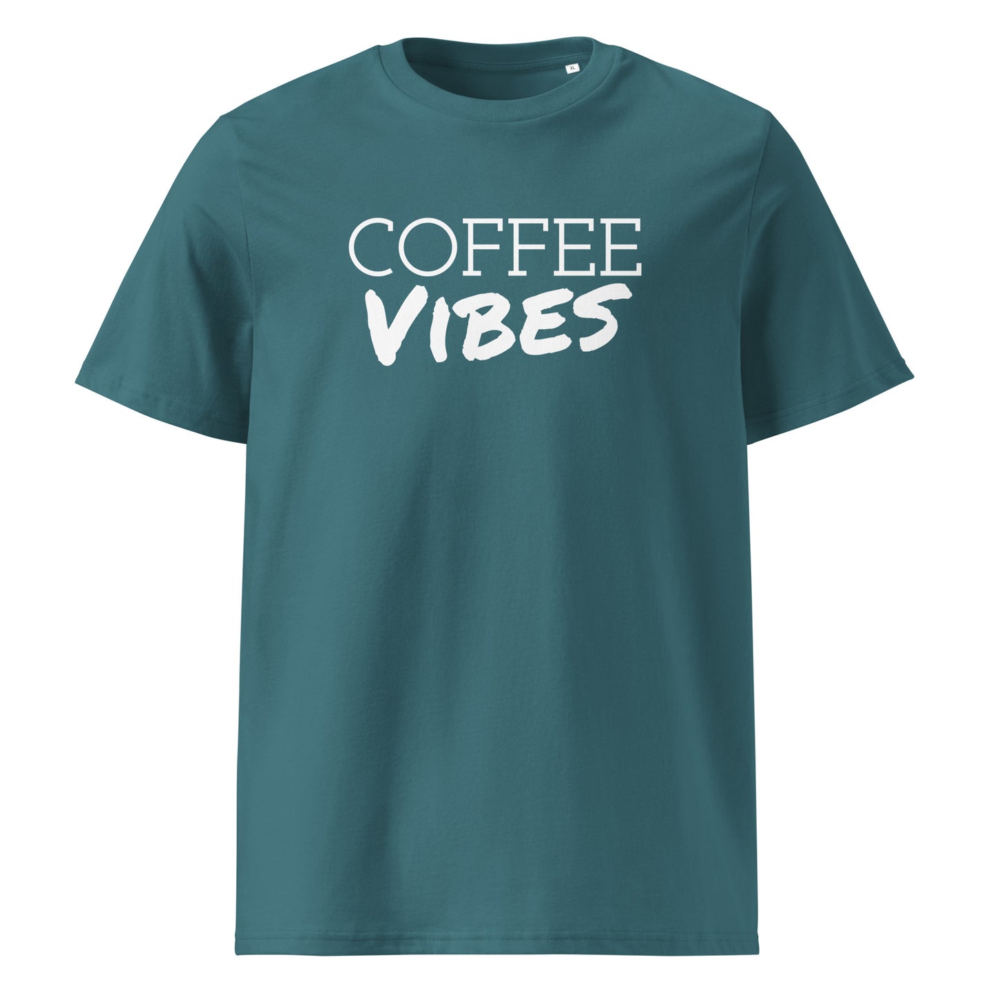 Unisex organic cotton t-shirt ( Coffee Vibes )