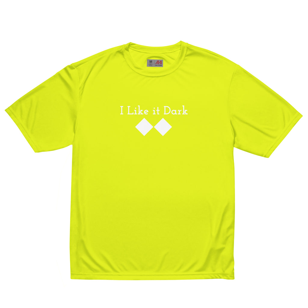Unisex performance crew neck t-shirt ( I Like it Dark )