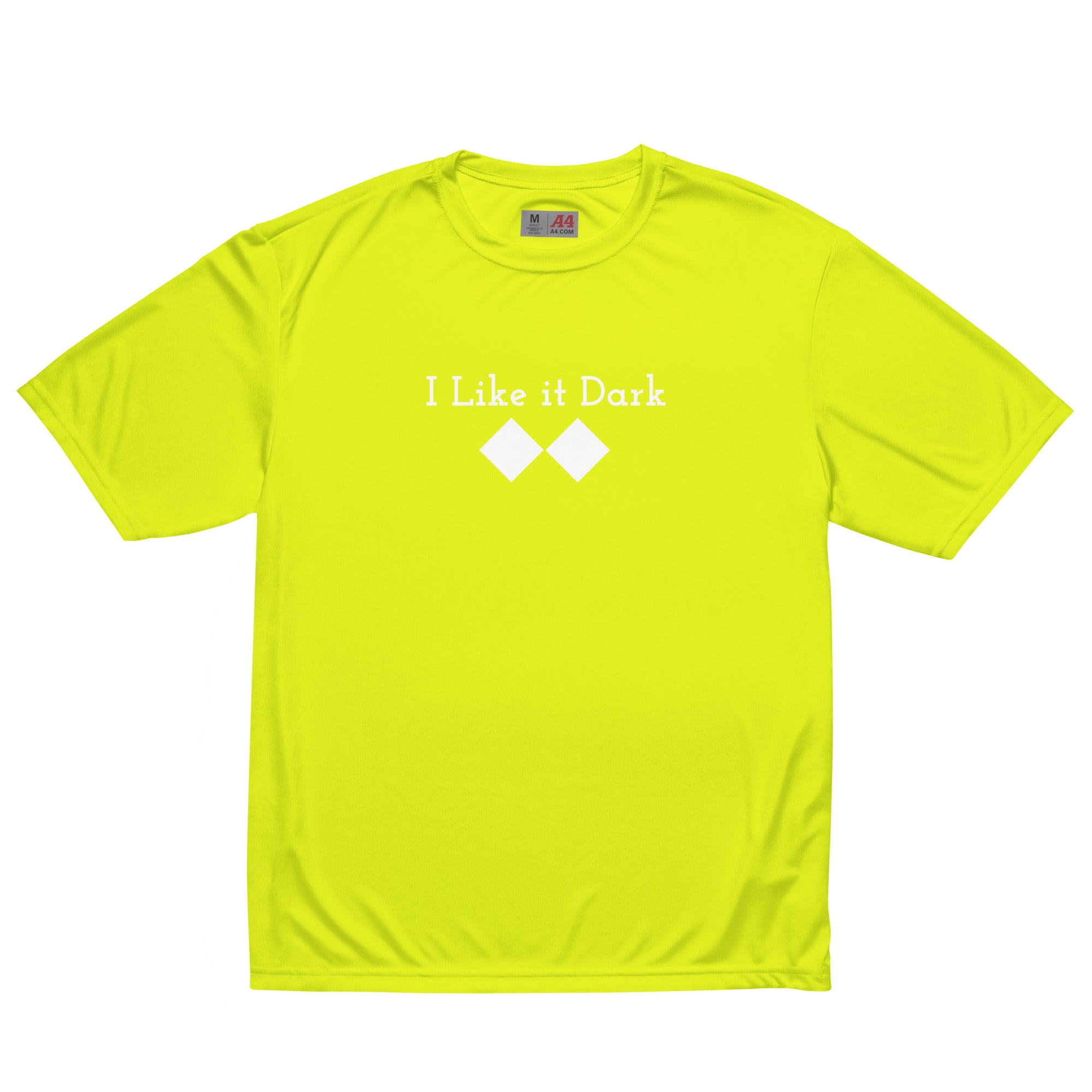 Unisex performance crew neck t-shirt ( I Like it Dark )