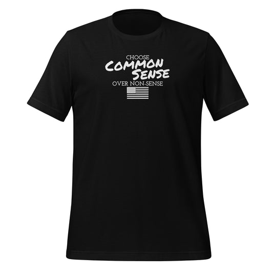 Unisex t-shirt (Vote - Common Sense)