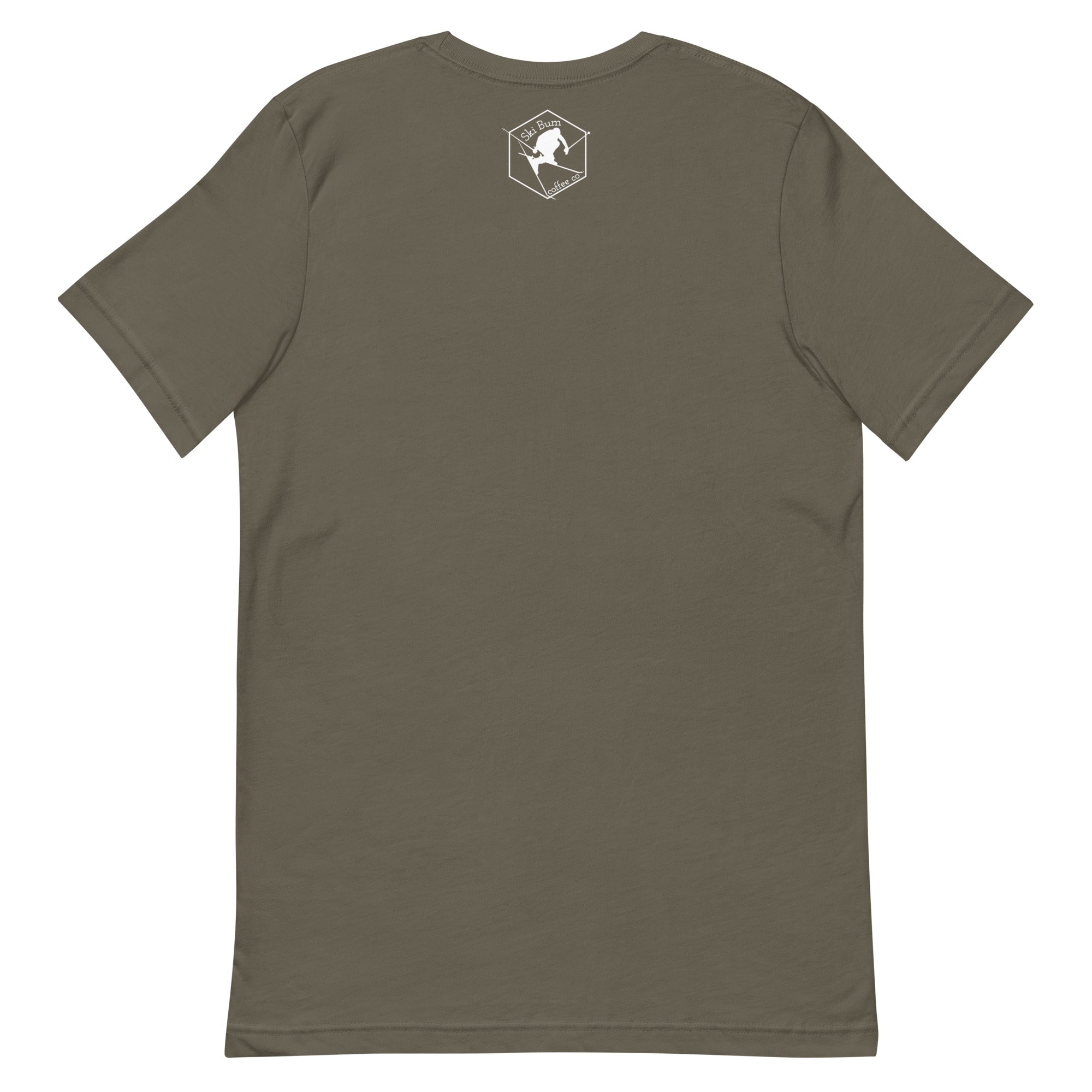Unisex t-shirt (Skiing & Coffee: Love Languages)