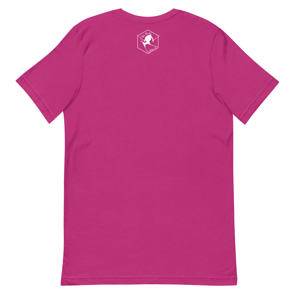 Unisex t-shirt (Skiing & Coffee: Love Languages)