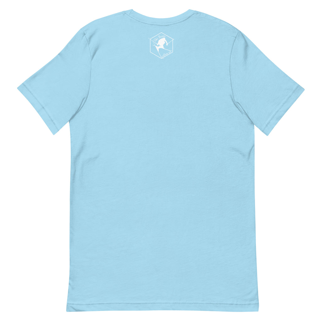 Unisex t-shirt (Skiing & Coffee: Love Languages)