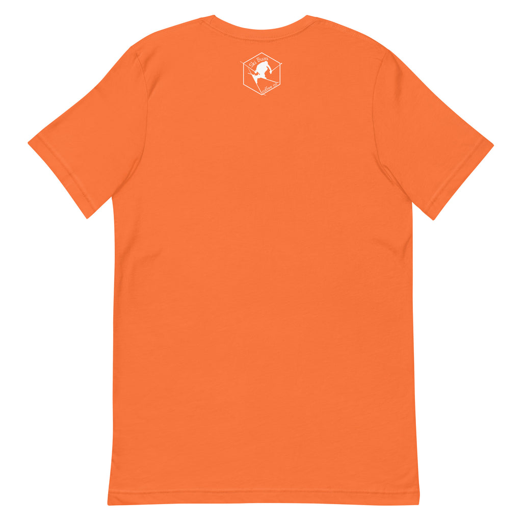 Unisex t-shirt (Skiing & Coffee: Love Languages)